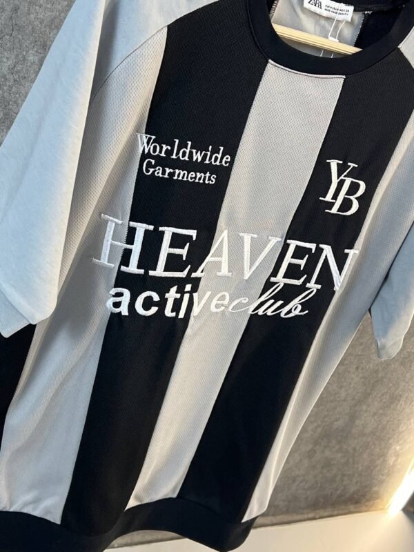 Sporty t-shirt multi colour- تي شيرت بمظهر رياضي