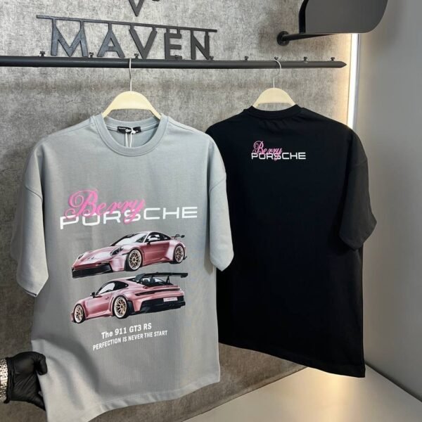 Cotton t-shirt - porsche design اصدار محدود