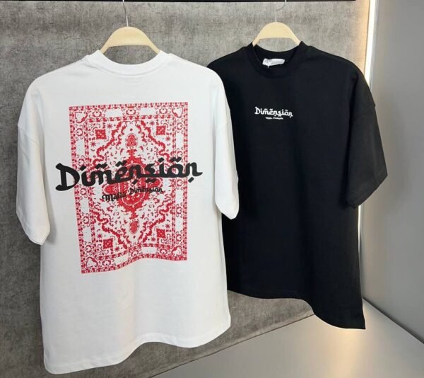 Cotton t-shirt with Rugs printed- تي شيرت قطن مطبوع