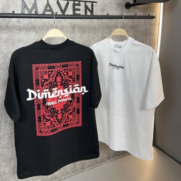 Cotton t-shirt with Rugs printed- تي شيرت قطن مطبوع