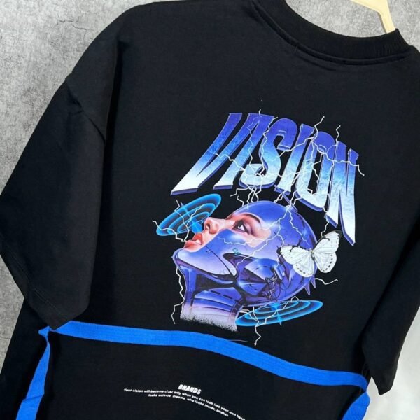 vision design -تي شيرت قطن